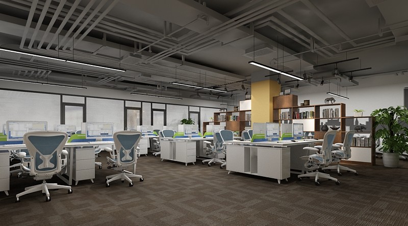 低成本工業(yè)風辦公室就該這樣設計