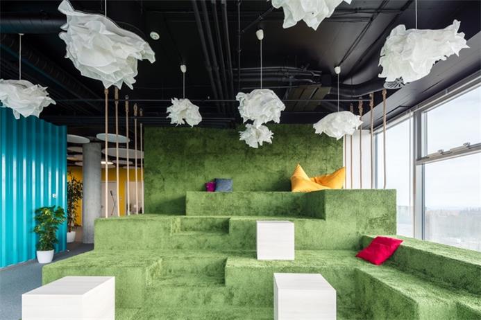 辦公空間，辦公室設(shè)計，科技公司辦公室設(shè)計，現(xiàn)代風格辦公室，在線旅行社