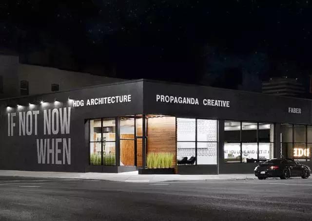 設(shè)計(jì)欣賞｜美國HDG建筑設(shè)計(jì)辦公室的時尚黑白之美