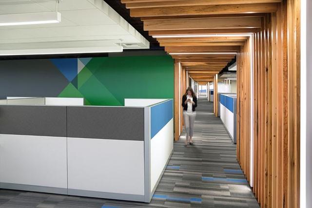 別小看回收木板條！美國VMware公司用它創(chuàng)造了獨(dú)特的木質(zhì)辦公空間