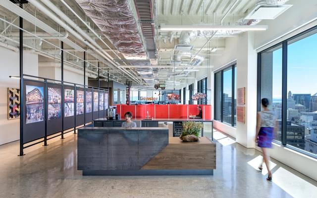 樂享純凈藍(lán)天白云之境！在Gensler設(shè)計(jì)公司辦公室工作倍兒