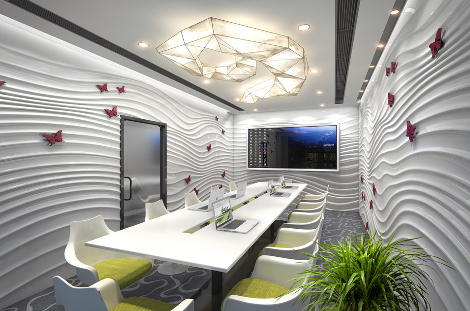 辦公室天花板裝飾的方法有哪些？開(kāi)敞式辦公室吊燈裝飾如