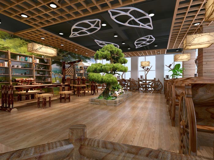 中式辦公室裝修，古樸典雅不過時！