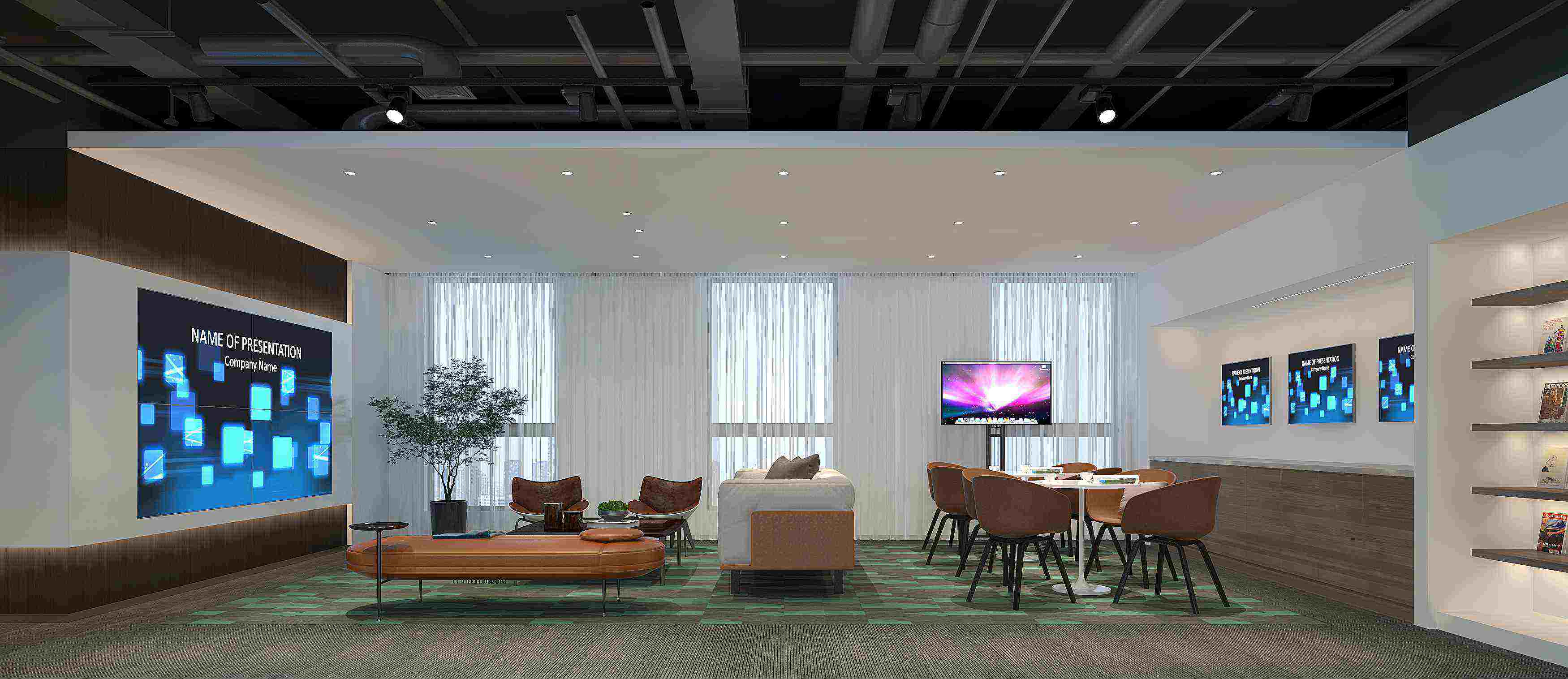 辦公室接待區(qū)該如何設(shè)計(jì)？辦公室小洽談室裝修設(shè)計(jì)效果圖